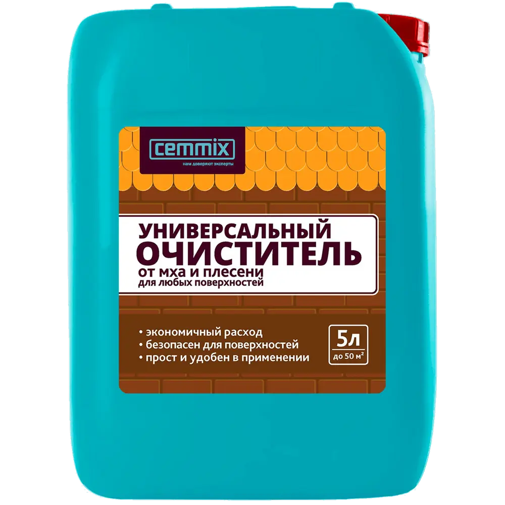 Очиститель от грибка и плесени Cemmix 5 л ✳️ купить по цене 516 ₽/шт. в Москве с доставкой в интернет-магазине Лемана ПРО (Леруа Мерлен)