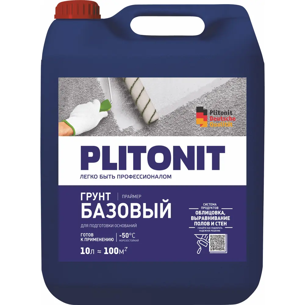 Грунтовка Plitonit Primer базовый 10 л ✳️ купить по цене 1138 ₽/шт. в  Санкт-Петербурге с доставкой в интернет-магазине Леруа Мерлен