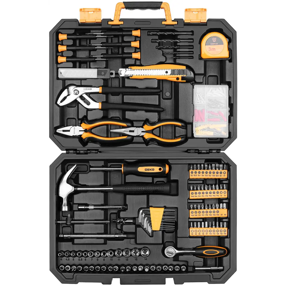 Набор инструментов для дома Deko DKMT196 ✳️ купить по цене 2990 ₽/шт. в  Екатеринбурге с доставкой в интернет-магазине Леруа Мерлен