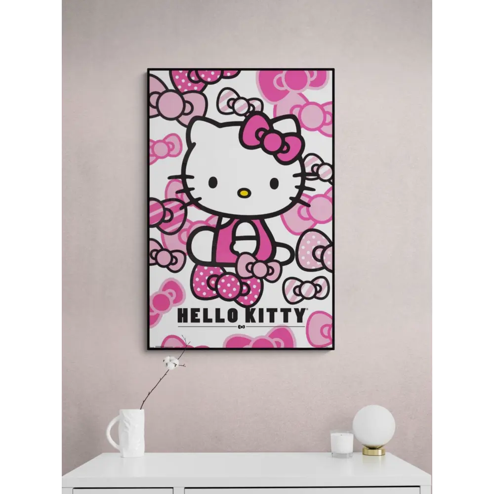 Постер на холсте Hello Kitty 60x90 см в подарочном тубусе без рамы Аниме ✳️  купить по цене 1590 ₽/шт. в Москве с доставкой в интернет-магазине Леруа  Мерлен