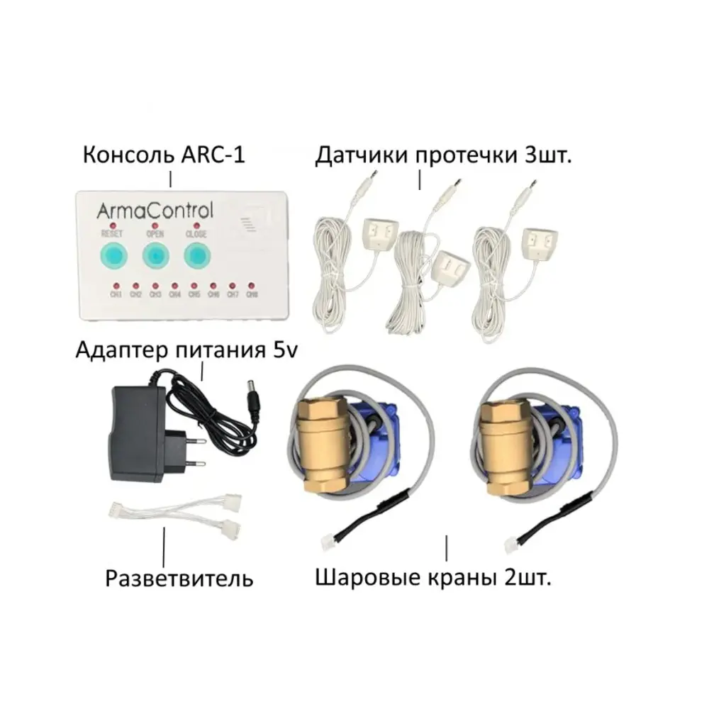 Купить датчики протечки воды GIDROLOCK – проводные и беспроводные