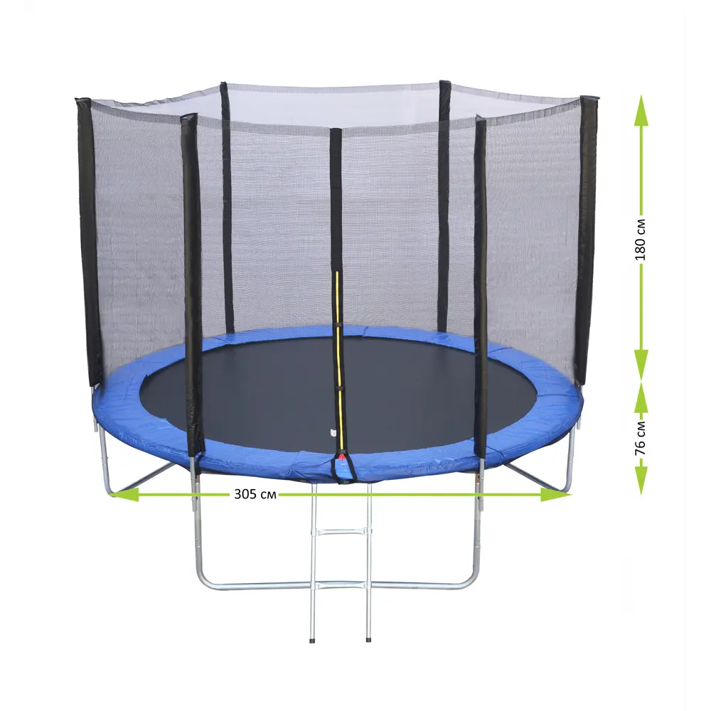 Батут с защитной сеткой ø305 см до 150 кг ✳️ купить по цене 22700 ₽/шт. в  Туле с доставкой в интернет-магазине Леруа Мерлен
