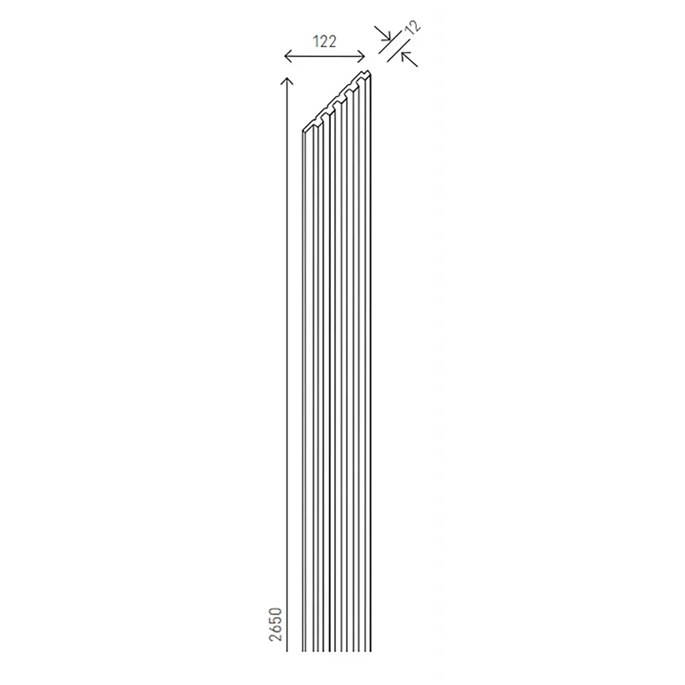 Стеновая панель ПВХ Linerio S-line natural 2650x122x12 мм 0.323 м² по цене  1410 ₽/шт. купить в Уфе в интернет-магазине Леруа Мерлен