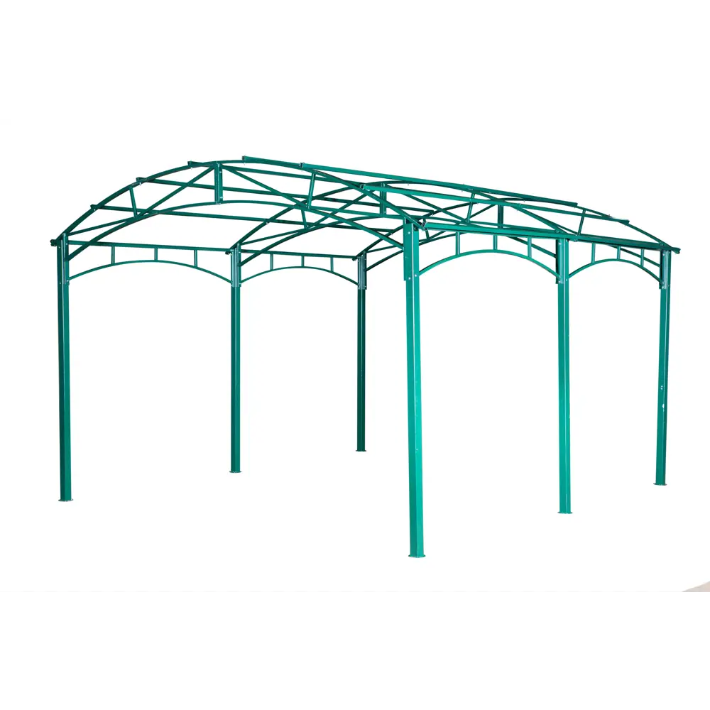 Навес Союз 400х320х200 см сталь зеленый ✳️ купить по цене 44212 ₽/шт. в  Екатеринбурге с доставкой в интернет-магазине Леруа Мерлен
