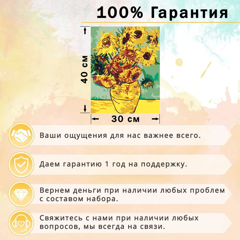 Картина по номерам 40*50 см 