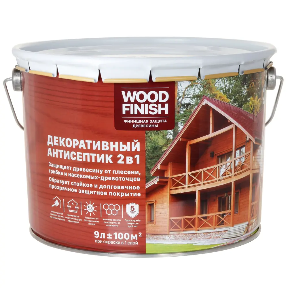 Антисептик декоративный Husky Wood Finish цвет бесцветный 9 л ✳️ купить по  цене 2167 ₽/шт. в Екатеринбурге с доставкой в интернет-магазине Леруа Мерлен