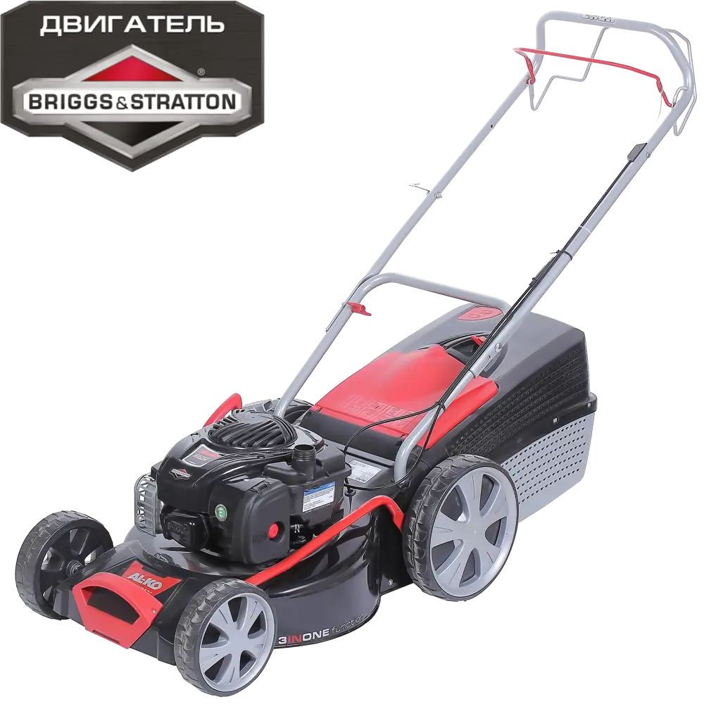 Газонокосилка бензиновая самоходная AL-KO 4.65 SP-B Plus Briggs&Stratton  3.4 л/с 46 см ✳️ купить по цене 24192 ₽/шт. в Новокузнецке с доставкой в  интернет-магазине Леруа Мерлен