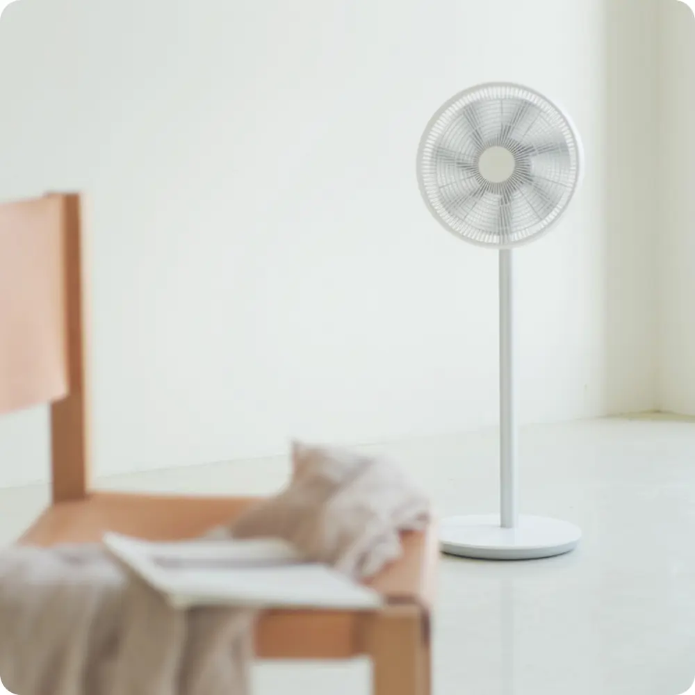 Вентилятор напольный Xiaomi Mi Smart Standing Fan Pro 24 Вт 33 см с таймером  цвет белый ✳️ купить по цене 9998 ₽/шт. в Москве с доставкой в  интернет-магазине Леруа Мерлен