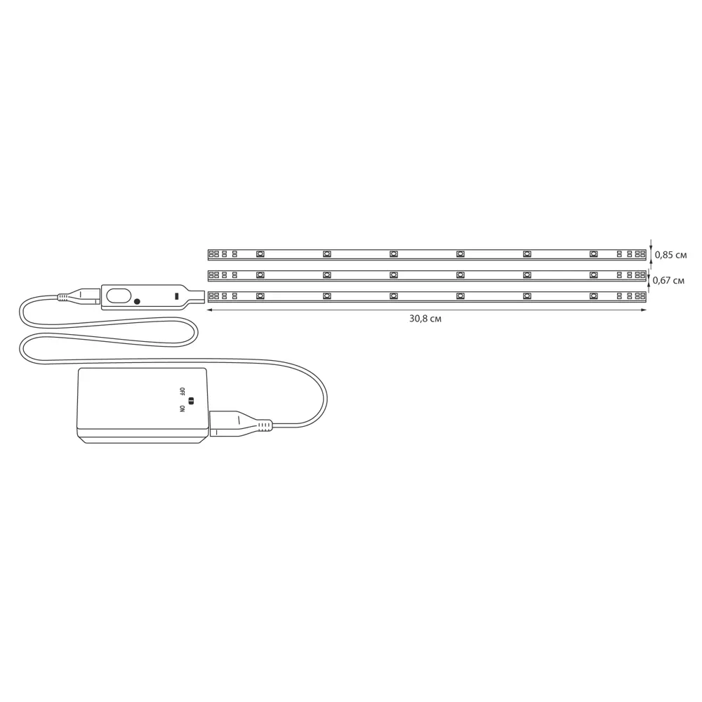 Комплект светодиодных светильников Uniel ULM-F42-3W/4ААА по цене 984 ₽/шт.  купить в Тюмени в интернет-магазине Леруа Мерлен