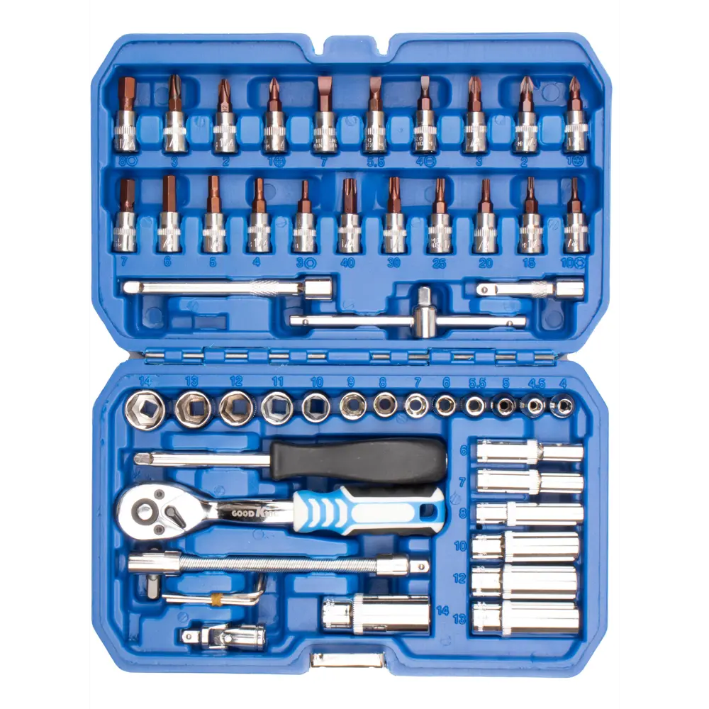 Набор инструментов для автомобиля и дома Goodking C-10053, 53 предмета ✳️  купить по цене 1673 ₽/шт. в Архангельске с доставкой в интернет-магазине  Леруа Мерлен