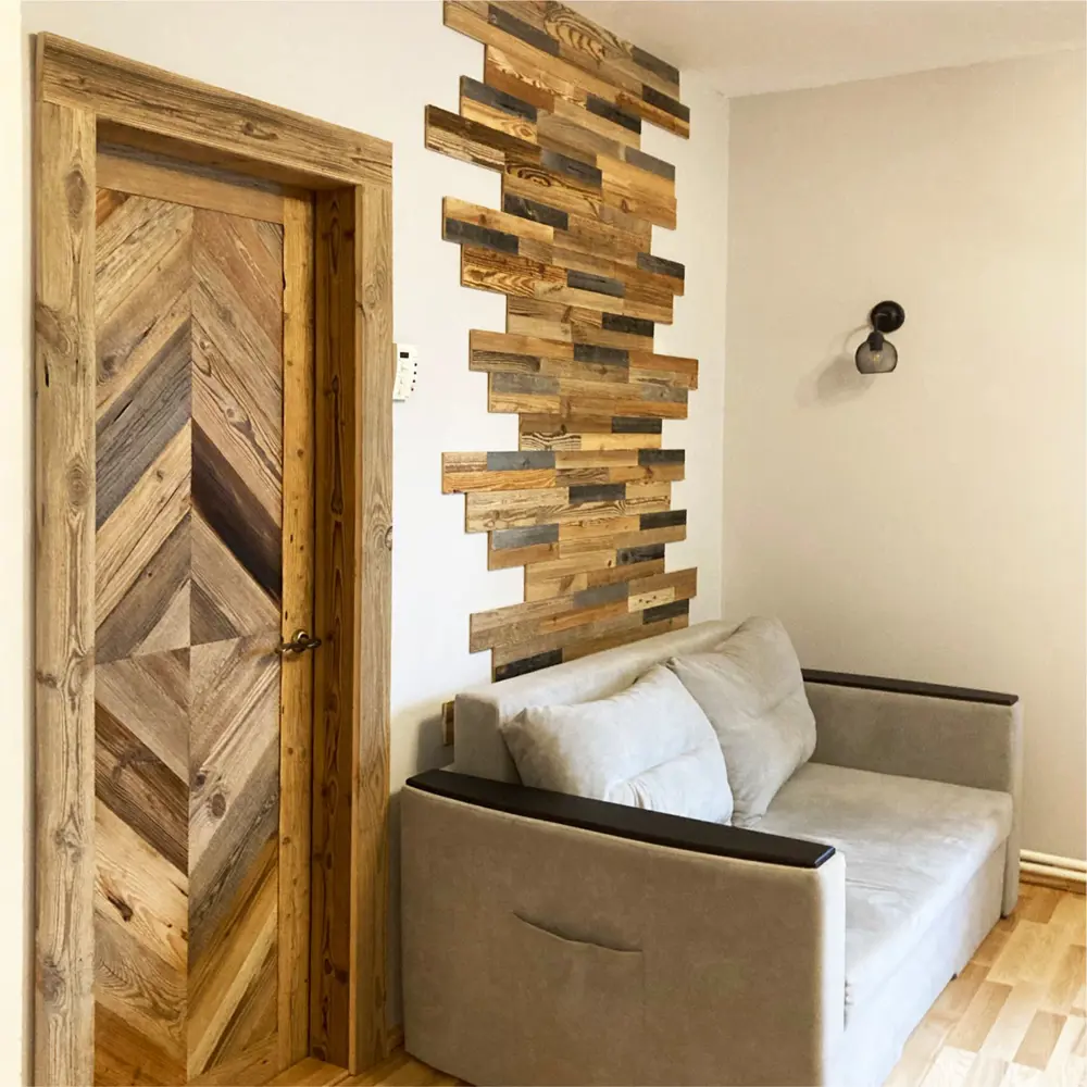 Деревянные панели в интерьере квартиры (35 фото)