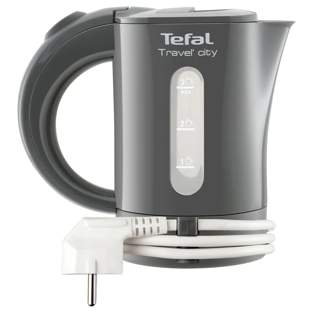 Электрический чайник Tefal 0.5 л пластик цвет серый KO120B30 ✳️ купить по  цене 3299 ₽/шт. во Владикавказе с доставкой в интернет-магазине Леруа Мерлен