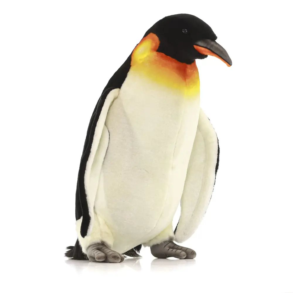 Мягкие игрушки пингвины и другие дикие птицы черного цвета