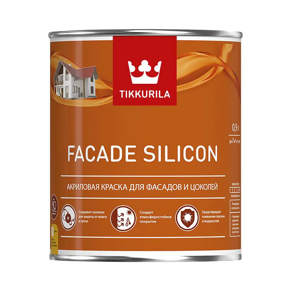 Краска фасадная TIKKURILA 700011477 0.9 л цвет белый по цене 949 ₽/шт.  купить в Твери в интернет-магазине Леруа Мерлен