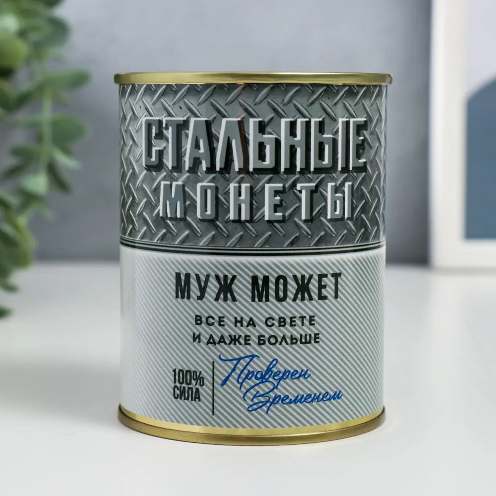 Копилка-банка металл Стальные монеты ✳️ купить по цене 205 ₽/шт. в Твери с  доставкой в интернет-магазине Леруа Мерлен