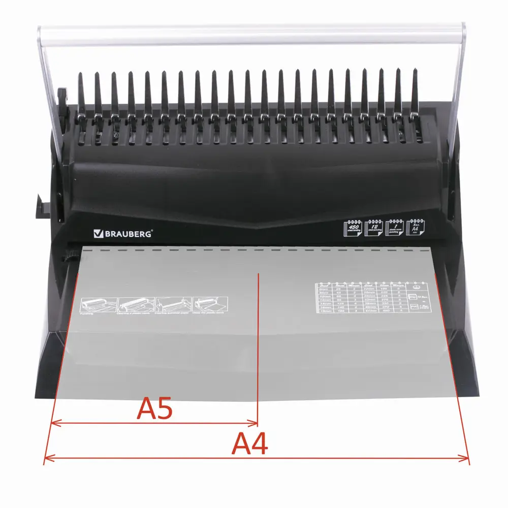 Переплетная машина для пластиковой пружины Brauberg B12 пробивает до 12  листов сшивает до 450 листов 530959 по цене 3979 ₽/шт. купить в  Архангельске в интернет-магазине Леруа Мерлен