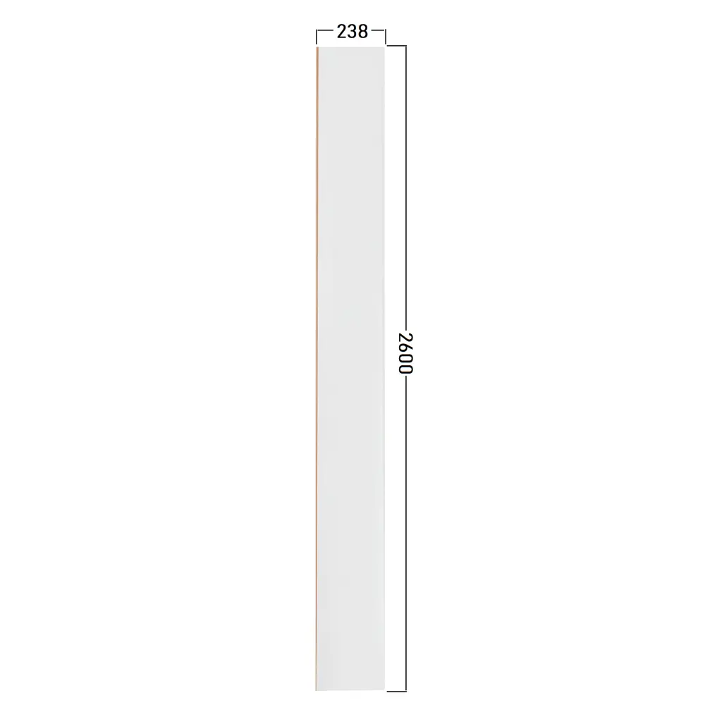 Стеновая панель МДФ Ясень классический 2600x238x6 мм 0.62 м² ✳️ купить по  цене 247 ₽/шт. в Петрозаводске с доставкой в интернет-магазине Леруа Мерлен