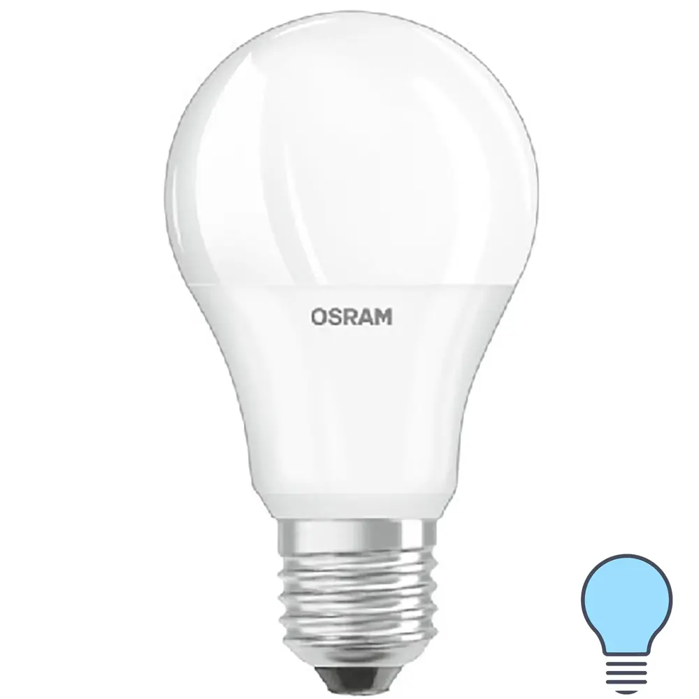 Лампа светодиодная Osram шар E27 10 Вт 1055 Лм нейтральный белый свет по  цене 128 ₽/шт. купить в Перми в интернет-магазине Леруа Мерлен