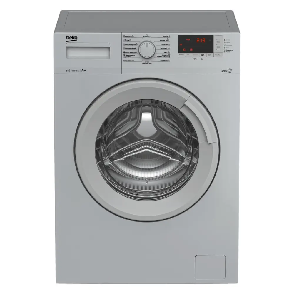 Стиральная машина Beko Wsre6512zss 60x84x41.5 см 6 кг цвет серебристый ✳️  купить по цене 27990 ₽/шт. во Владикавказе с доставкой в интернет-магазине  Леруа Мерлен