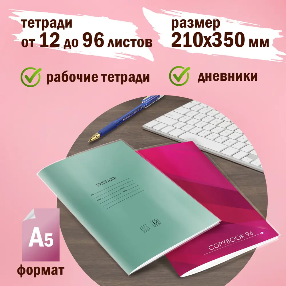 Обложки Пифагор 223486 для тетради и дневника комплект 20 шт., прозрачные,  плотные, 60 мкм, 210x350 мм ✳️ купить по цене 287 ₽/шт. в Москве с  доставкой в интернет-магазине Леруа Мерлен