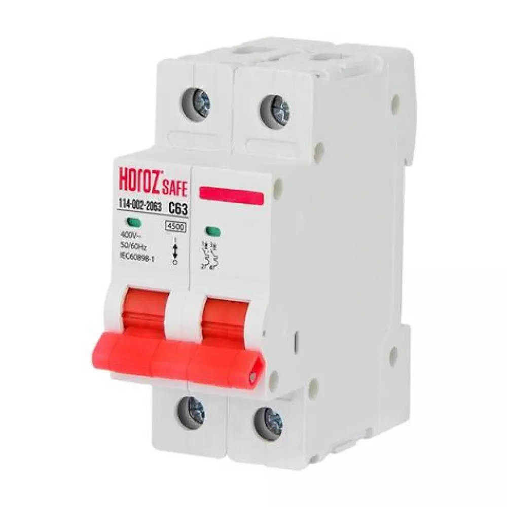 Миниатюрный автоматический выключатель (HRZ00002663) Horoz Safe 114-002-2063