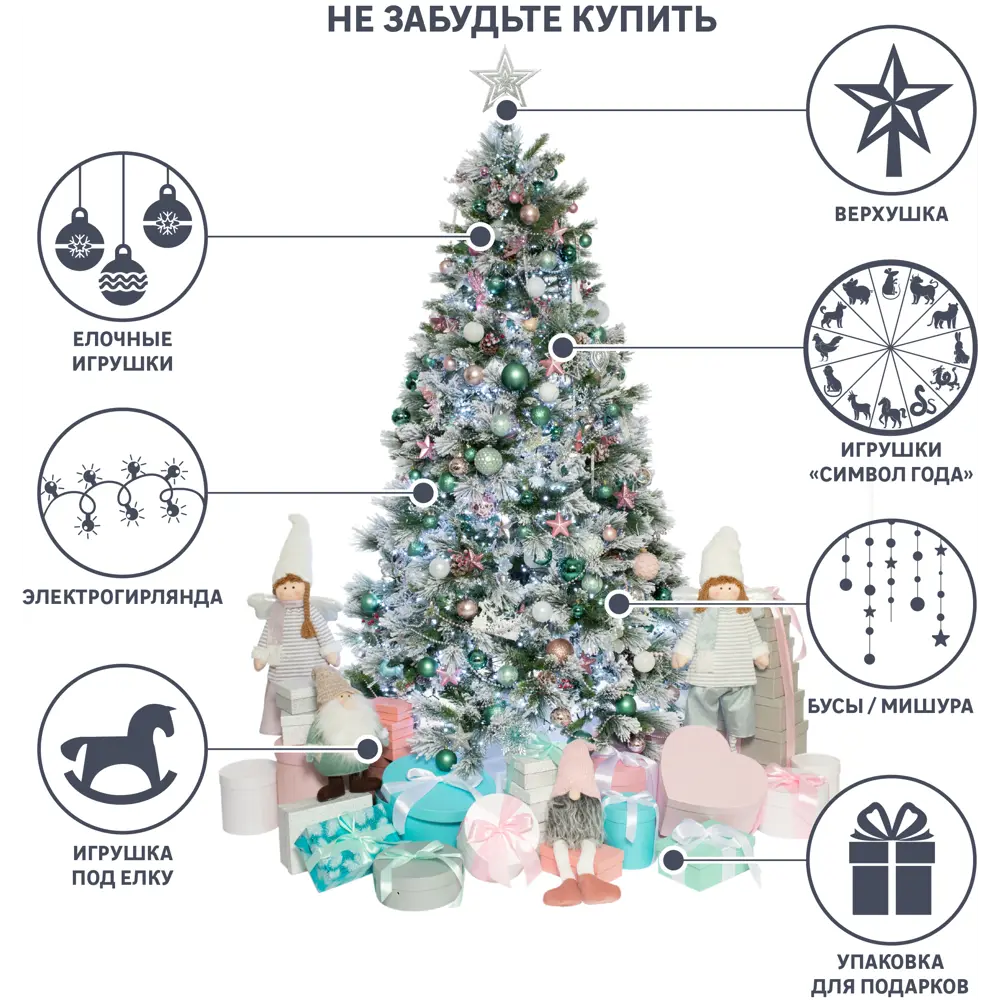 Купить украшения на большие и уличные елки по выгодной цене в интернет-магазине вороковский.рф