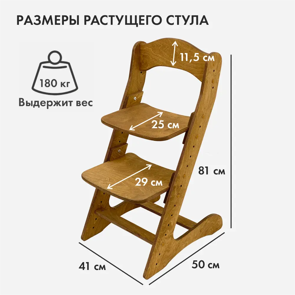 Растущий стул для детей 