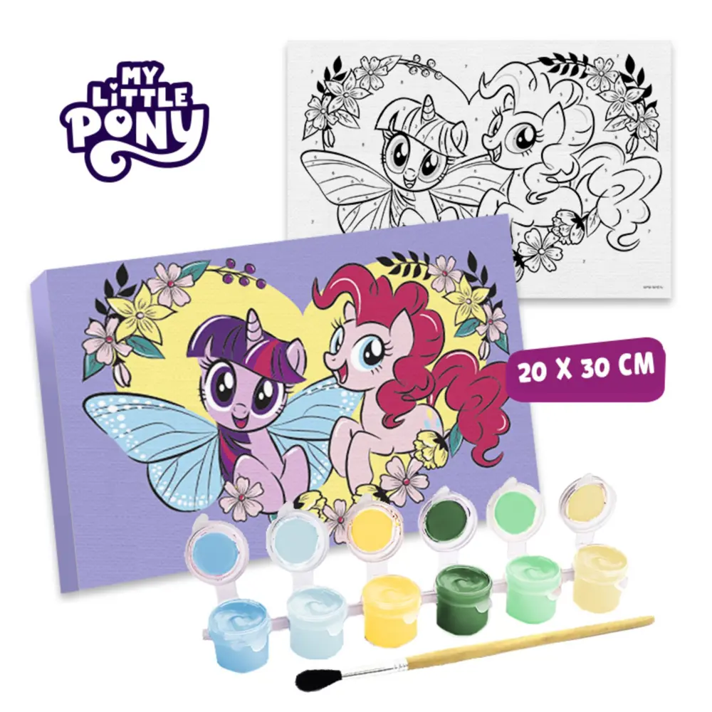 Картина по номерам «Сердце» My Little Pony, 20x30 см ✳️ купить по цене 529  ₽/шт. в Москве с доставкой в интернет-магазине Леруа Мерлен