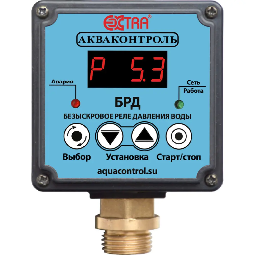 Реле давления воды Extra акваконтроль для насоса БРД-3-2.5 ✳️ купить по  цене 4960 ₽/шт. в Москве с доставкой в интернет-магазине Леруа Мерлен