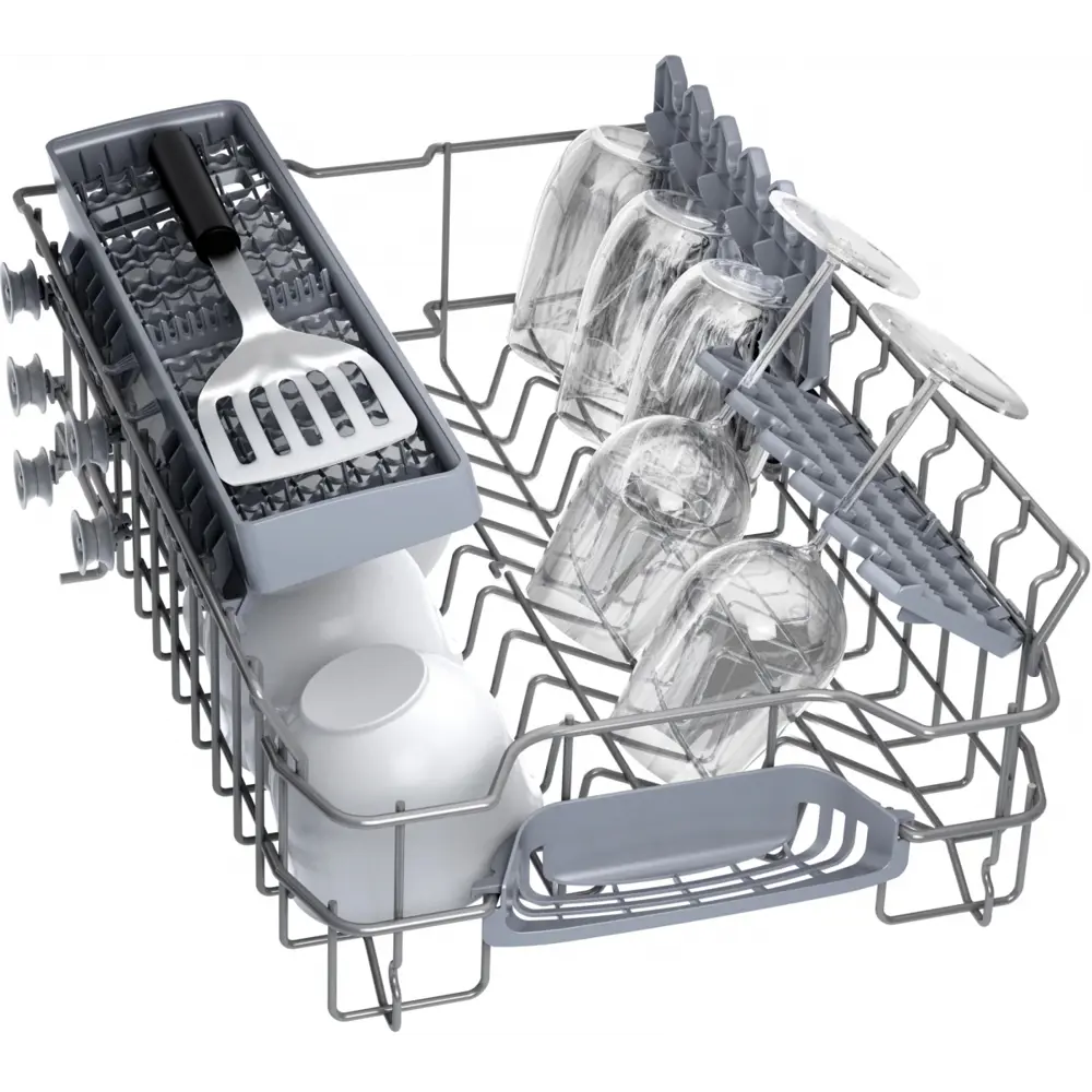 Встраиваемая посудомоечная машина Bosch Serie 2 spv 2ikx10e 44.8 см 5  программ цвет белый/черный ✳️ купить по цене 52490 ₽/шт. в Екатеринбурге с  доставкой в интернет-магазине Леруа Мерлен