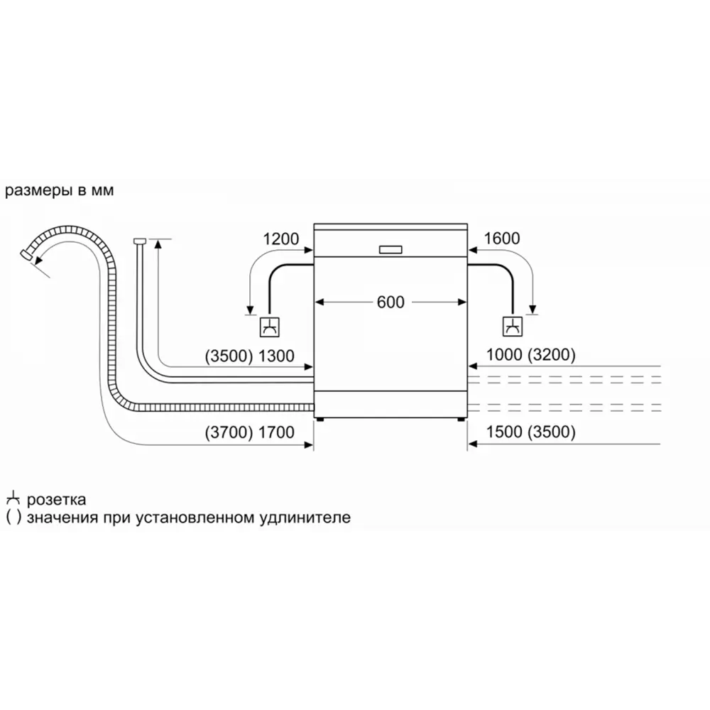 Встраиваемая посудомоечная машина Bosch Serie 2 smv 25ex00e 59.5 см 5  программ цвет белый/черный по цене 55990 ₽/шт. купить в Сургуте в  интернет-магазине Леруа Мерлен