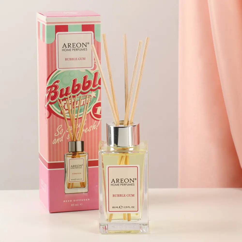 Диффузор ароматический Areon home perfumes sticks 85 мл Bubble Gum ✳️  купить по цене 869 ₽/шт. в Кирове с доставкой в интернет-магазине Леруа  Мерлен