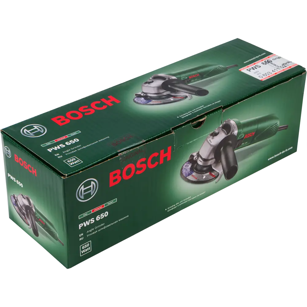 УШМ сетевая Bosch PWS 650-125 06034110R0, 650 Вт, 125 мм ✳️ купить по цене  1330 ₽/шт. в Иркутске с доставкой в интернет-магазине Леруа Мерлен