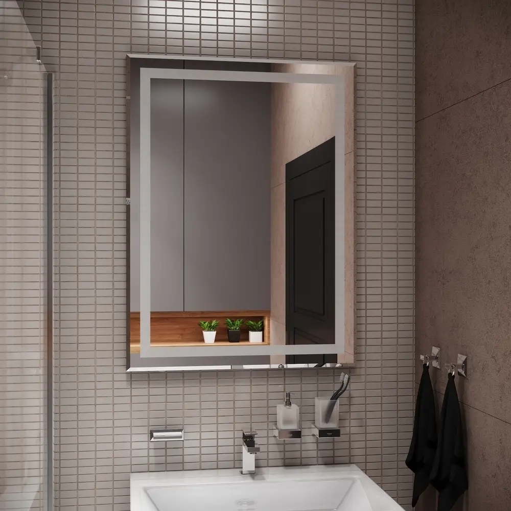Зеркало в ванную с подогревом — как выбрать или сделать своими руками
