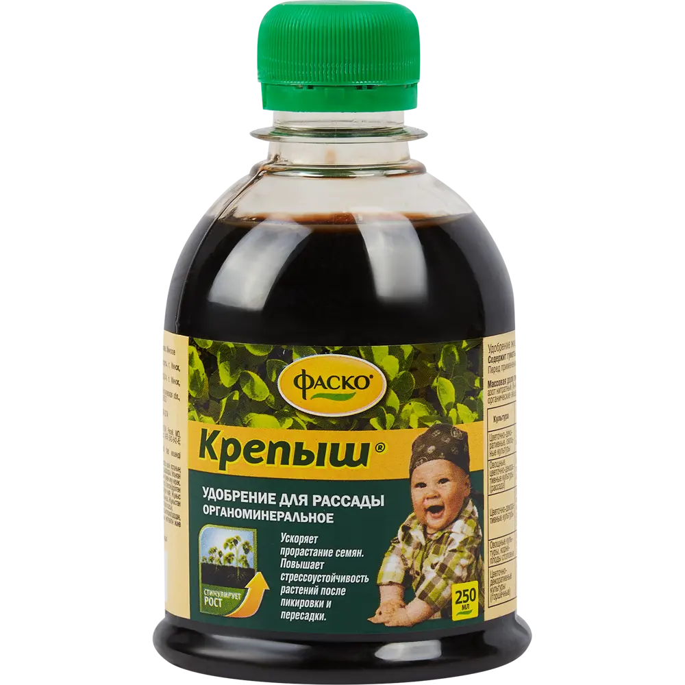 Удобрение органоминеральное Крепыш для рассады 250 мл ✳️ купить по цене 72  ₽/шт. в Архангельске с доставкой в интернет-магазине Леруа Мерлен