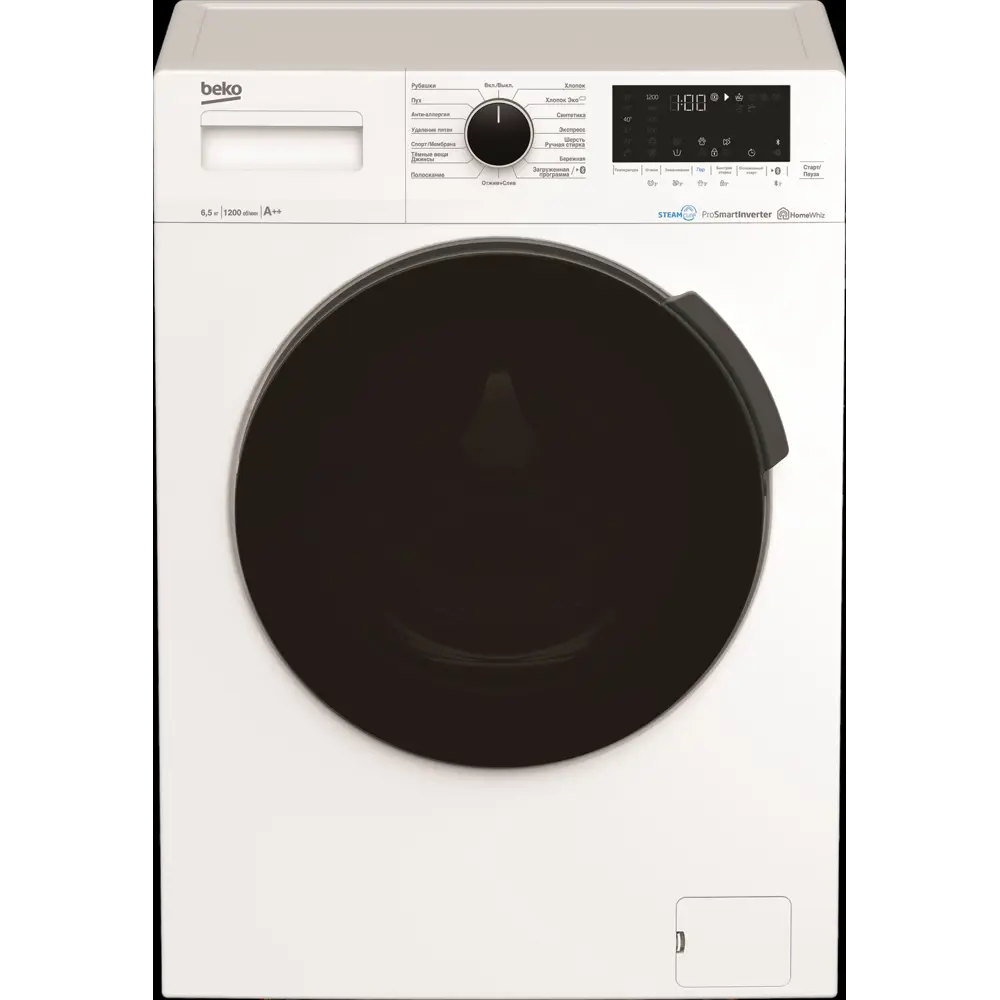 Стиральная машина Beko WSPE6H616W, 6.5 кг цвет белый ✳️ купить по цене  33990 ₽/шт. в Ульяновске с доставкой в интернет-магазине Леруа Мерлен