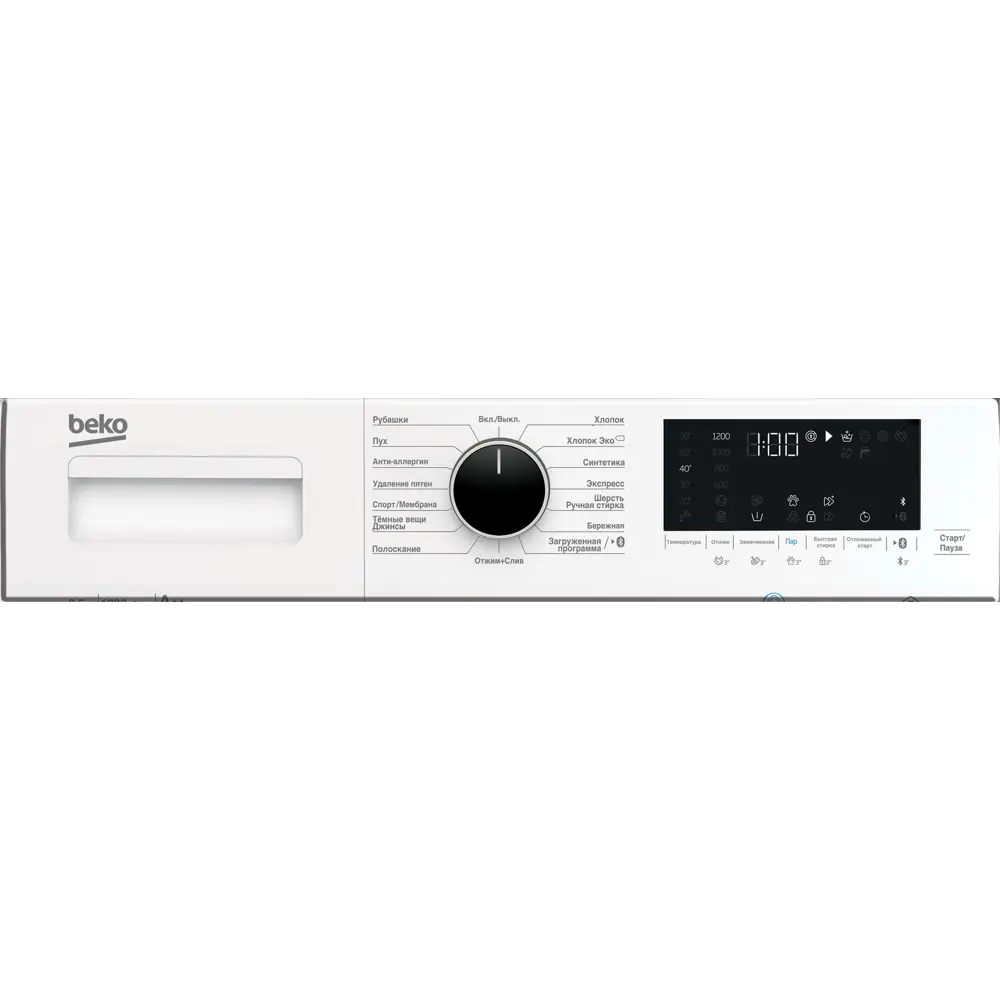 Стиральная машина Beko WSPE6H616W, 6.5 кг цвет белый ✳️ купить по цене  29990 ₽/шт. в Ярославле с доставкой в интернет-магазине Леруа Мерлен