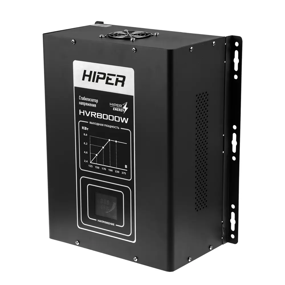 Стабилизатор напряжения Hiper HVR8000W 6400 Вт ✳️ купить по цене 8240 ₽/шт.  в Москве с доставкой в интернет-магазине Леруа Мерлен