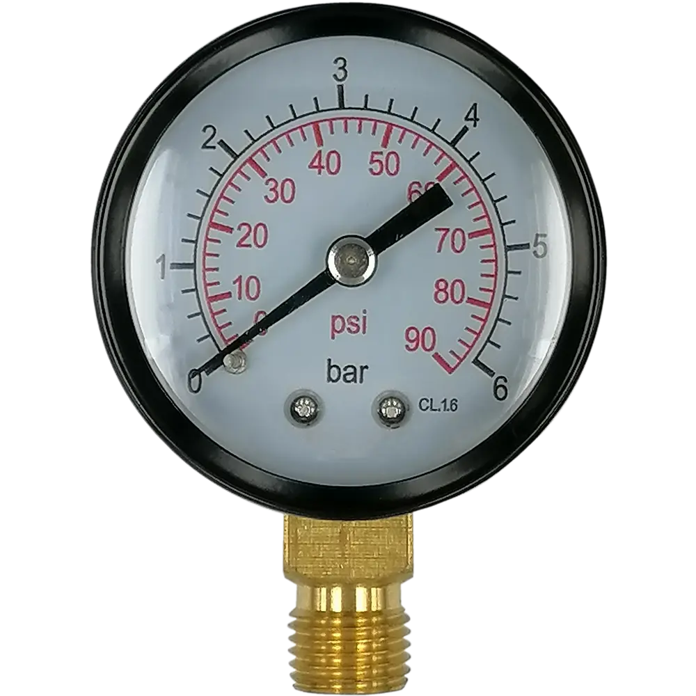 Манометр радиальный 6 бар 1/4