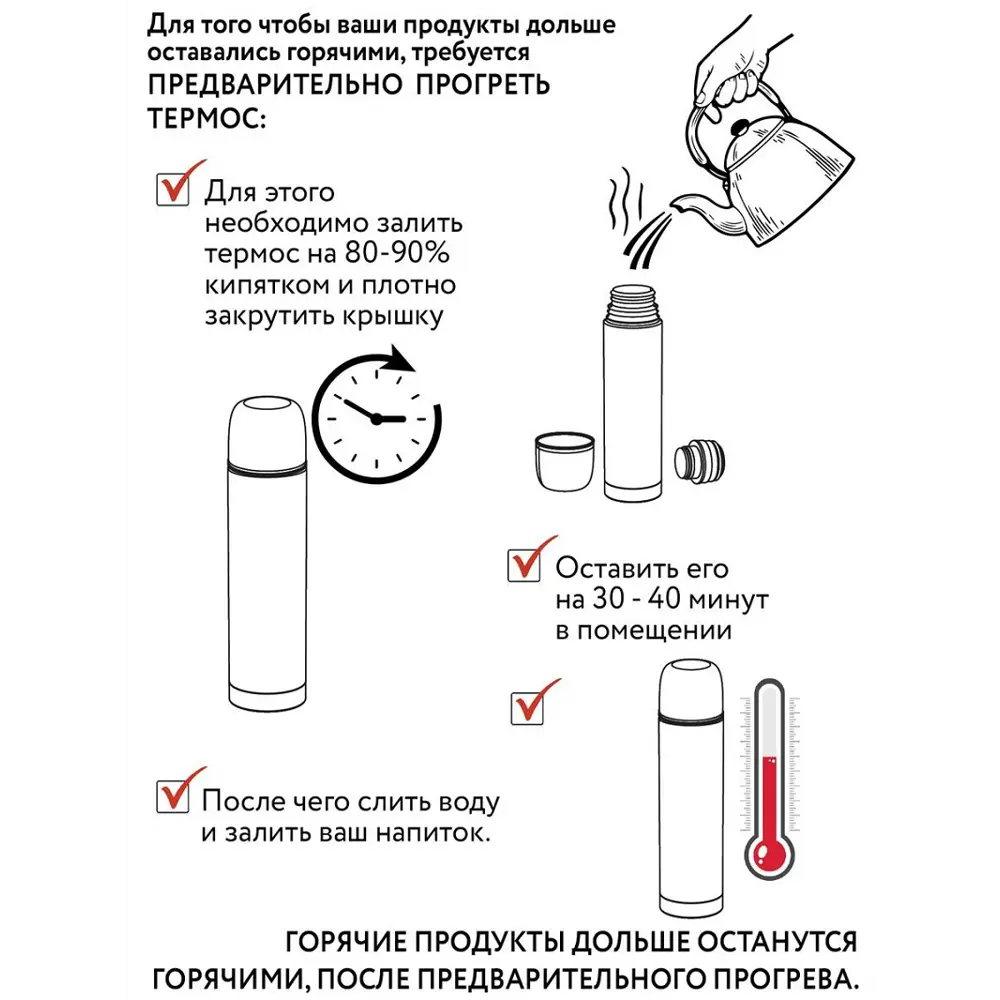 Термос 1000 мл Ardi Kuche TR2-1000 нержавеющая сталь цвет серый ✳️ купить  по цене 491 ₽/шт. в Москве с доставкой в интернет-магазине Леруа Мерлен