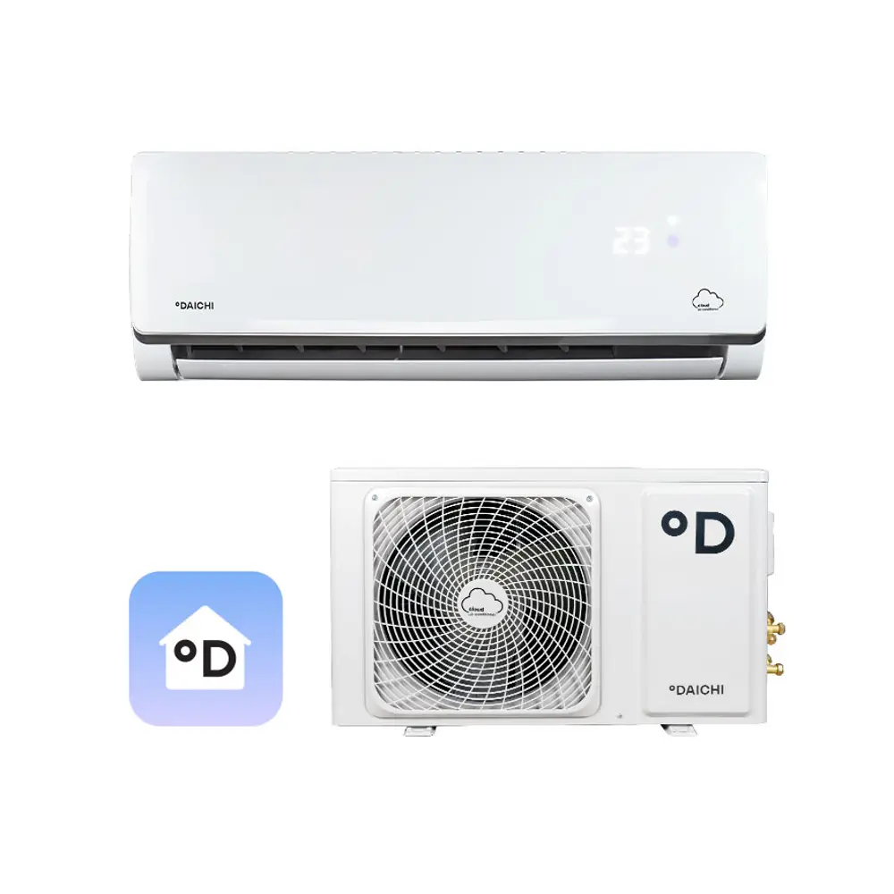 Сплит-система облачная Daichi Alpha A50AVQ2/A50FV2_UNL 18K BTU  охлаждение/обогрев с Wi-Fi по цене 69990 ₽/шт. купить в Уфе в  интернет-магазине Леруа Мерлен