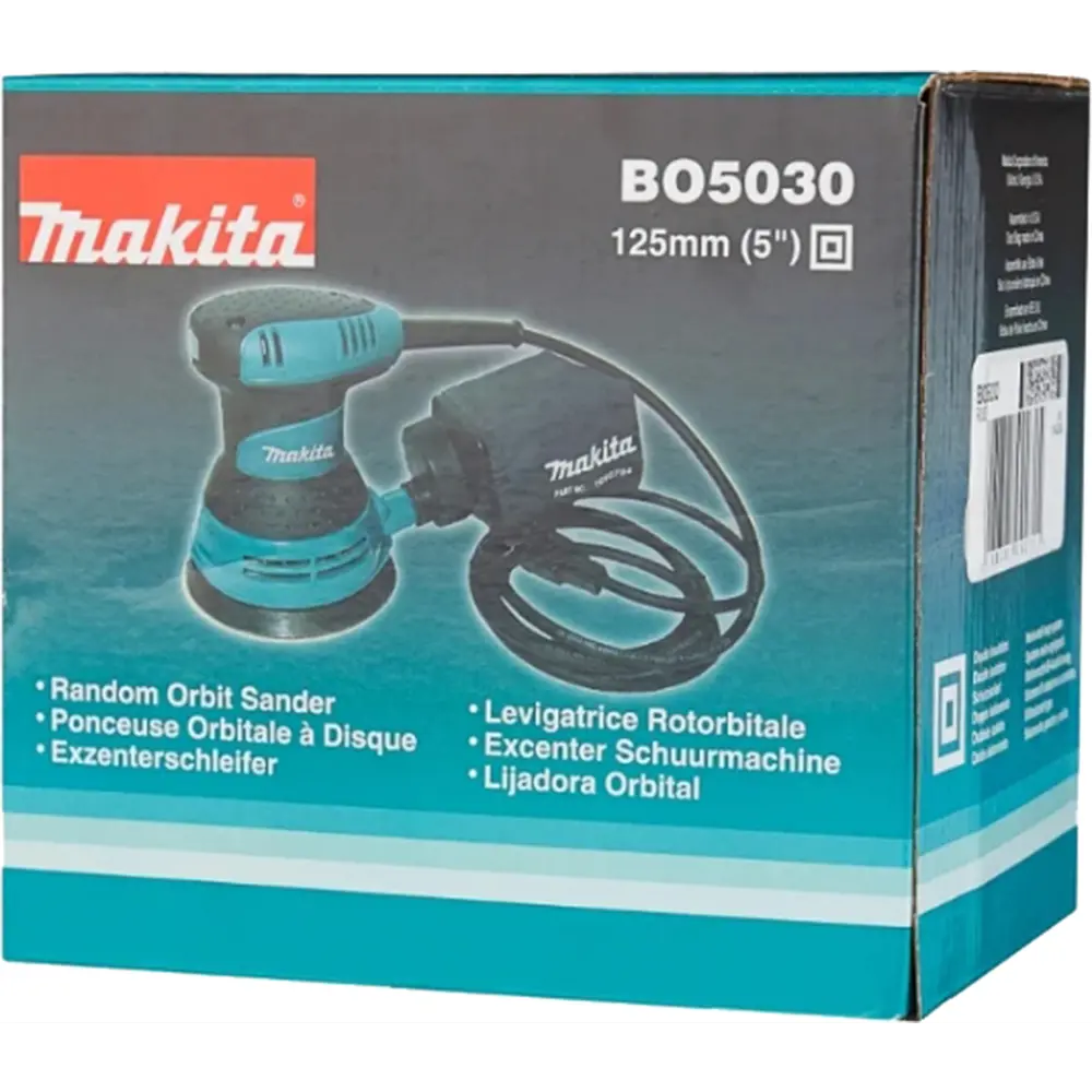 Сетевая эксцентриковая шлифовальная машина MAKITA BO5030 - купить в в  Санкт-Петербурге по низкой цене | Доставка из интернет-магазина Леруа Мерлен