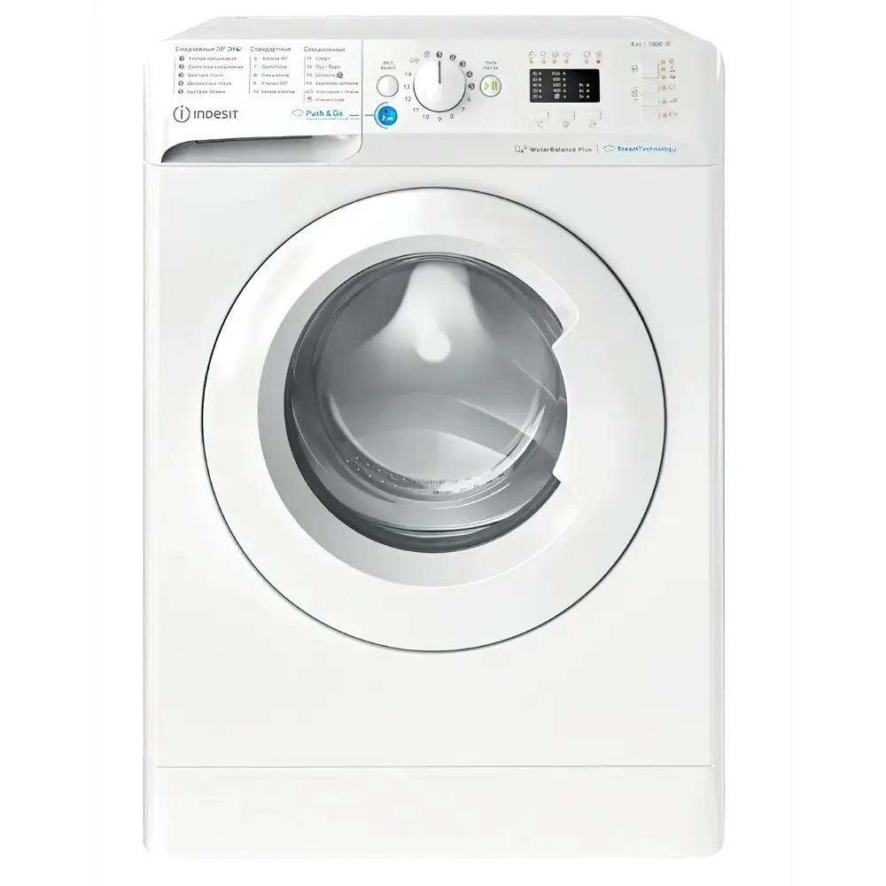 Стиральная машина Indesit Bwsa61051wwvru 59.5x85x42.5 см 6 кг цвет белый ✳️  купить по цене 24990 ₽/шт. в Тюмени с доставкой в интернет-магазине Леруа  Мерлен