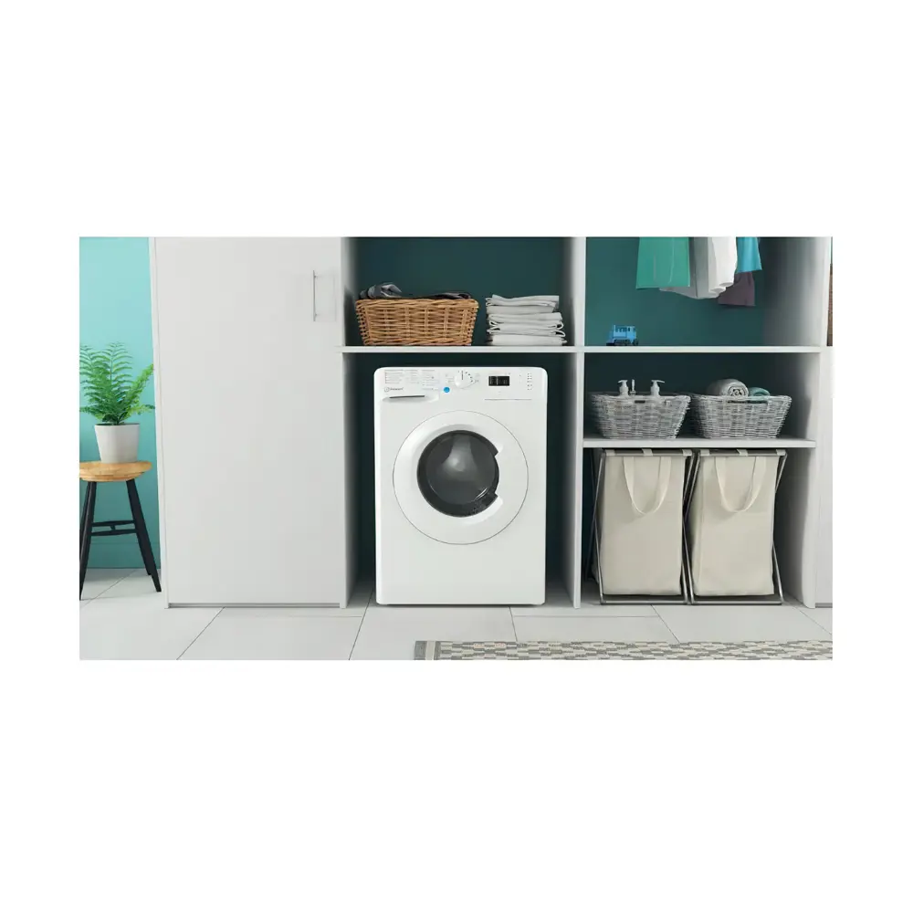 Стиральная машина Indesit Bwsa61051wwvru 59.5x85x42.5 см 6 кг цвет белый ✳️  купить по цене 24990 ₽/шт. в Оренбурге с доставкой в интернет-магазине  Леруа Мерлен