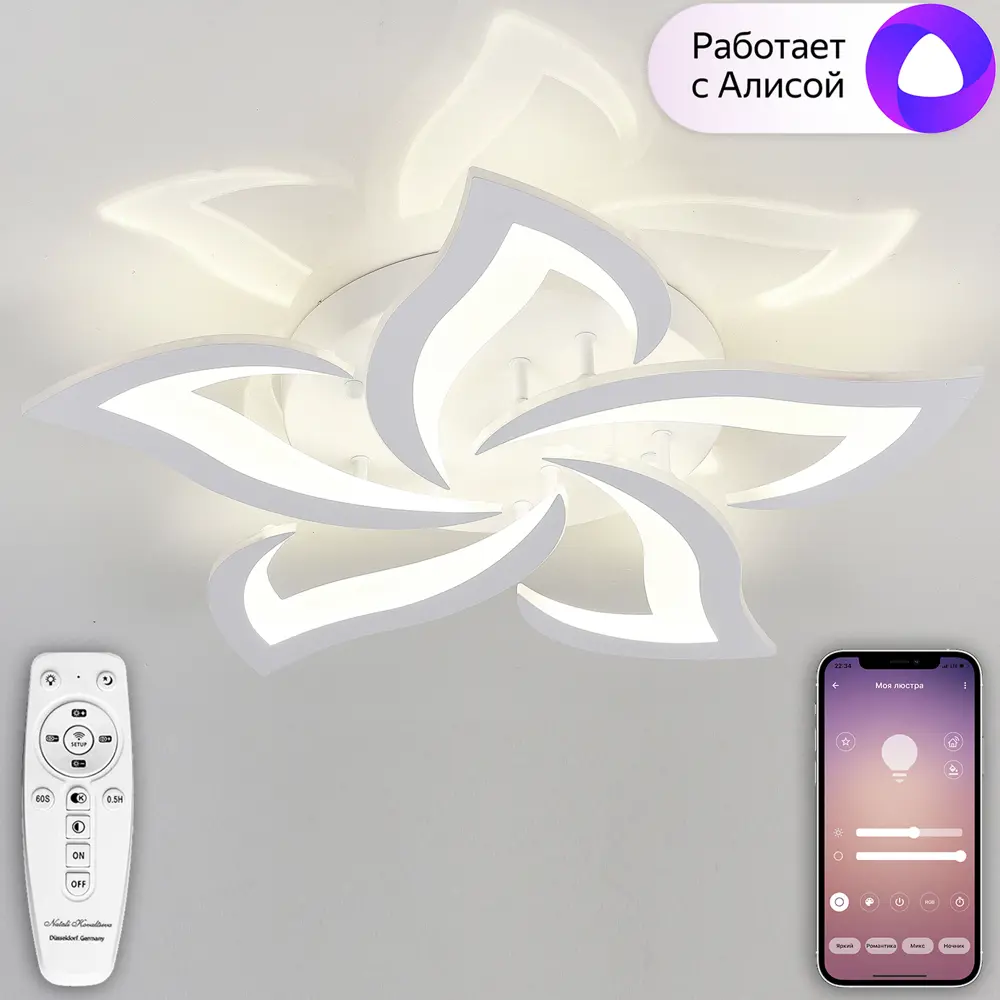 Потолочная люстра Natali Kovaltseva SMART HOME LED LAMPS 81212