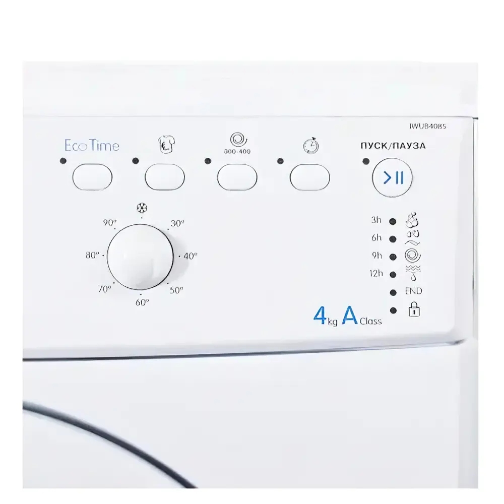 Стиральная машина Indesit Iwub 4085 59.5x85x32.3 см 4 кг цвет белый ✳️  купить по цене 21990 ₽/шт. в Саратове с доставкой в интернет-магазине Леруа  Мерлен