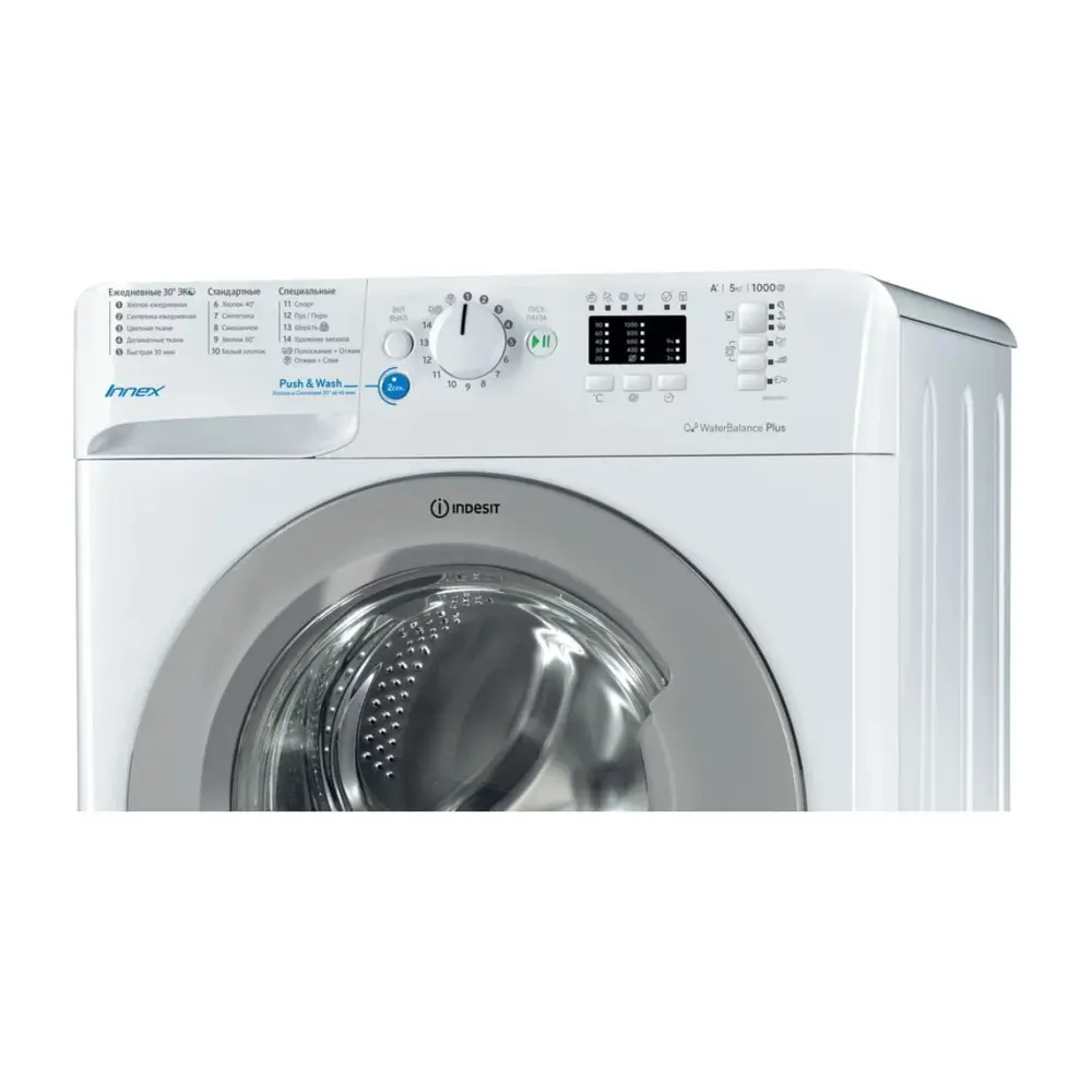 Стиральная машина Indesit Bwsa 51051 s 59.5x85x42.5 см 5 кг цвет белый ✳️  купить по цене 20990 ₽/шт. в Пензе с доставкой в интернет-магазине Леруа  Мерлен