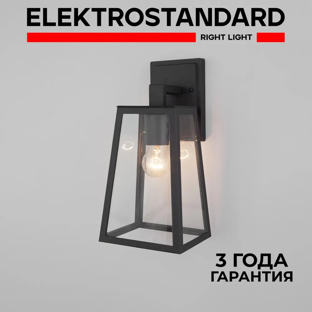 Светильник настенный уличный Elektrostandard Germes D (GL 1015D) по цене  5180 ₽/шт. купить в Новокузнецке в интернет-магазине Леруа Мерлен