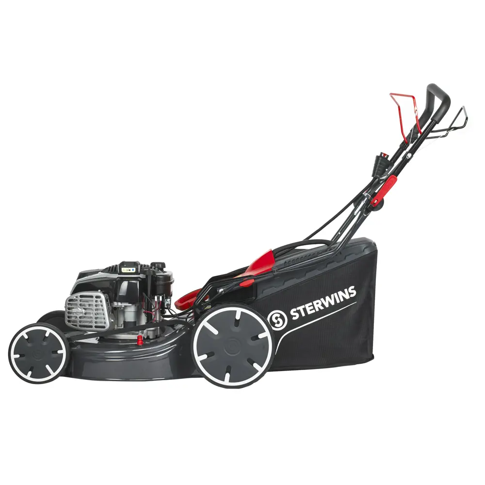 Газонокосилка бензиновая самоходная Sterwins PRO Briggs&Stratton 3.4 л.с 52  см ✳️ купить по цене 28106 ₽/шт. в Сургуте с доставкой в интернет-магазине  Леруа Мерлен