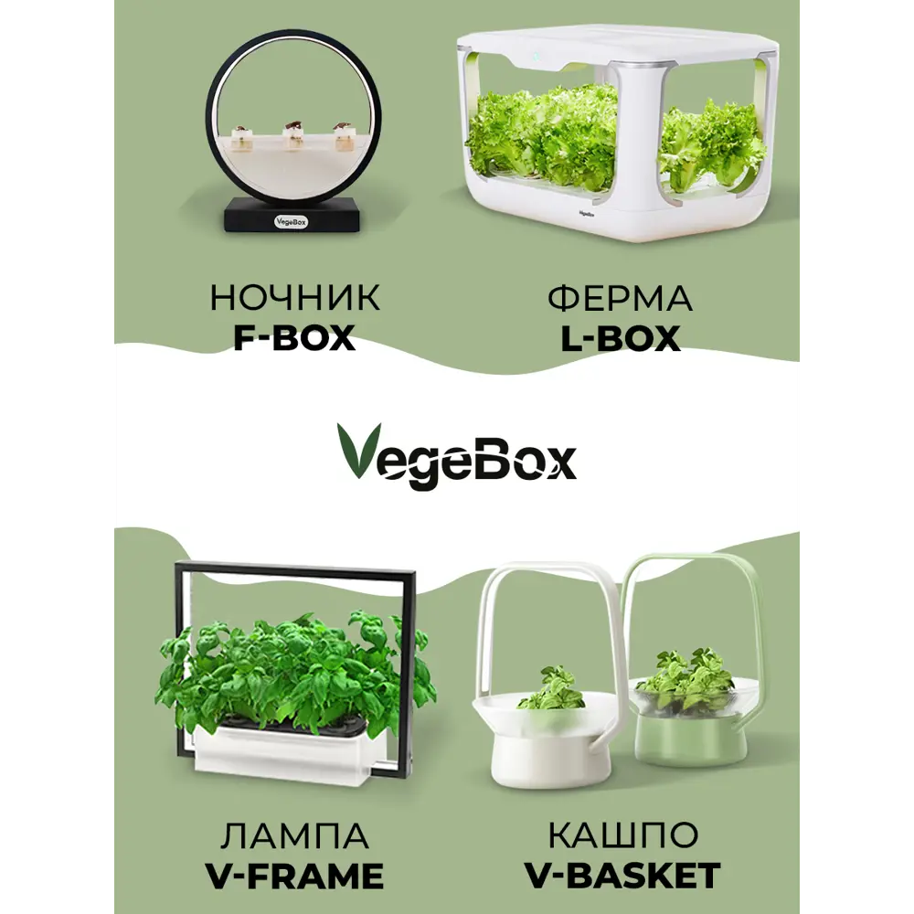 Домашняя садовая ферма L-Box Vegebox пластик белый ✳️ купить по цене 25795  ₽/шт. в Кирове с доставкой в интернет-магазине Леруа Мерлен